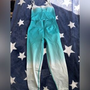 Victoria's Secret Aqua Ombre Leggings